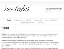 Tablet Screenshot of ix-labs.org